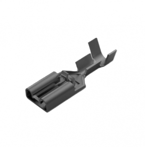 1217113-2 TE Connectivity AMP Quick Disconnect Receptacle, Uninsulated, 22 – 18 AWG,F-Crimp, Brass