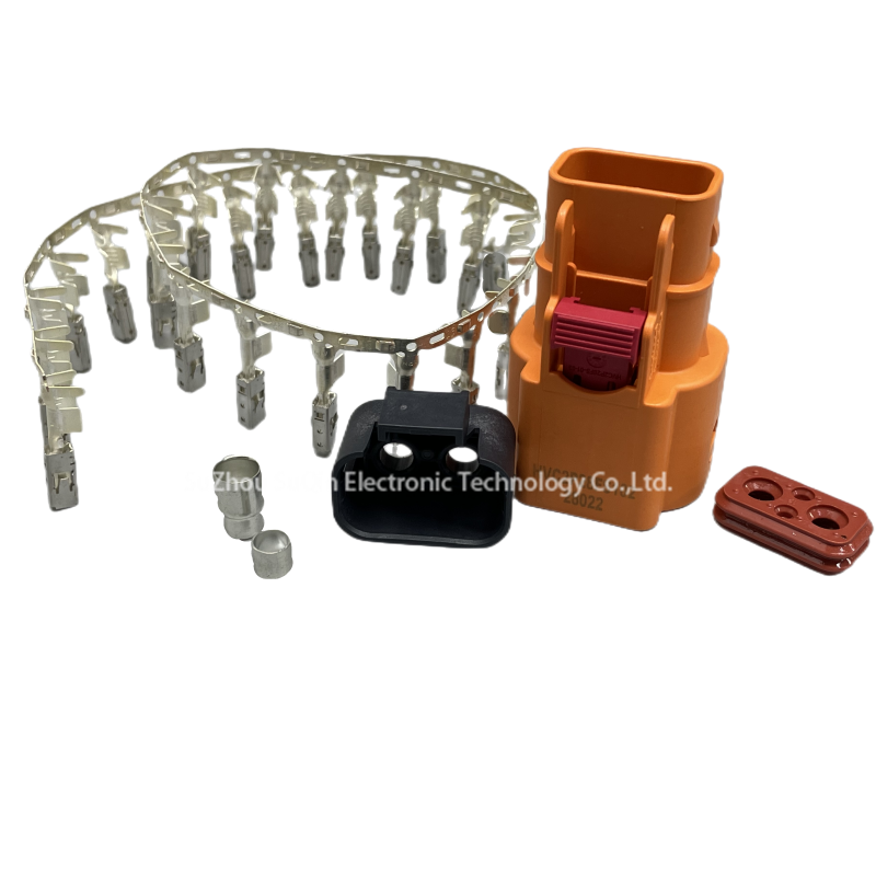 Amphenol Automotive Connector New Energy High Voltage Connector HVC2P28FS102 Complete set