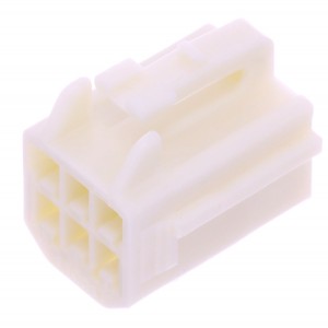 Yazaki 7283-1068：2.3II(090II) Connectors Housing 6P Female，Unsealed，NATURAL