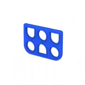 794275-1TE Connectivity Interface Seal, -55 – 105 °C [-67 – 221 °F], Blue, Silicone Rubber, 6 Position, Universal MATE-N-LOK TE