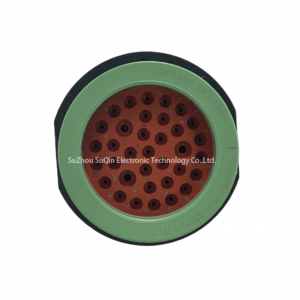 HDP24-24-35PN-L017Housing for Male Terminals, Wire-to-Wire, 35 Position, Sealable, Black, Wire & Cable, Power & Signal, DEUTSCH