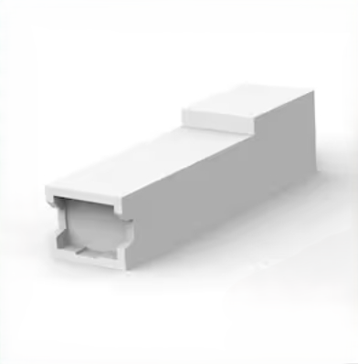 925387-1TE Connectivity / AMP Receptacle Terminal Housing, 1 Position, Straight, Clear, Polyamide, Cable Mount (Free-Hanging)