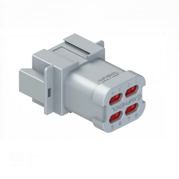 Amphenol AT04-08PA-EC01:Male Cable Connector 8pol A-Key, End Cap