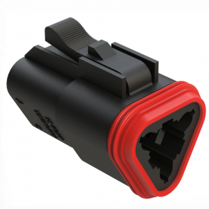 AT06-3S-BLK Automotive Connectors Plug /3-Way Plug, Female, Black Amphenol