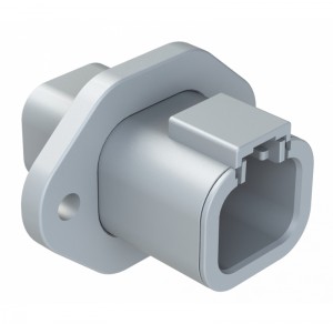 ATP04-4P-PM01Amphenol 4-Way Receptacle, Male Flange