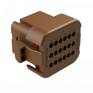 ATV06-18SDAutomotive Connectors 18 position plug, Size 16 contact Amphenol