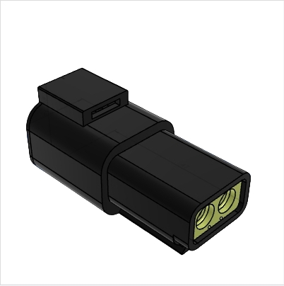 ATP04-2P-BLK Connectors Amphenol