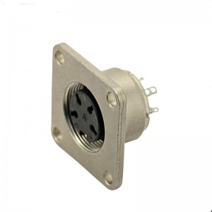 C091-31T014-200-2Connectors M16 Flange mount female metal receptacle Amphenol