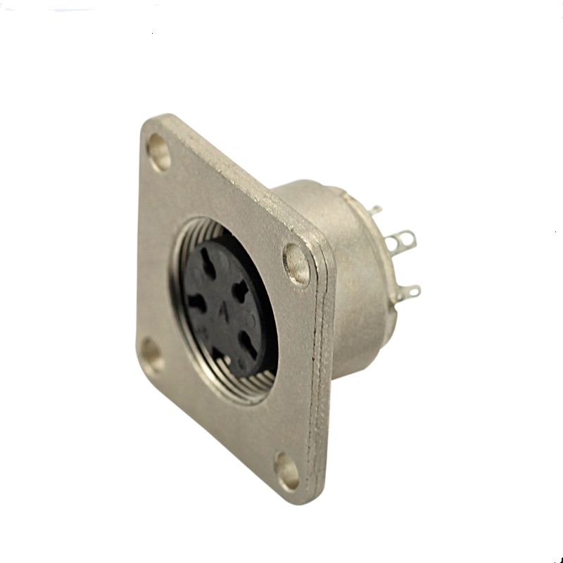 C091-31T014-200-2Connectors M16 Flange mount female metal receptacle Amphenol