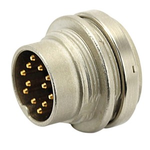 C091 31W107 100 2 Circular Connectors Male Receptacle Amphenol