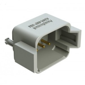 AT04-08PA-BM02  Automotive Connector 8 Position PCB Flangeless (Snap Fit) Board Mount Receptacle Amphenol