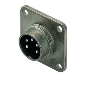C091 11S004 000 2 Connectors M16 Flange mount male metal receptacle Amphenol