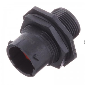 RTS712N8P03 Conectores Receptacle, jam nut, 8 positions Amphenol