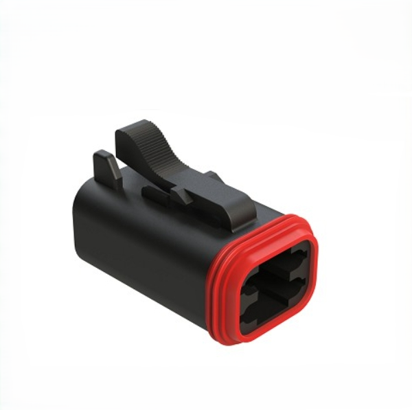 AT06-4S-BLK Conectores automotrices 4-Way Plug Amphenol
