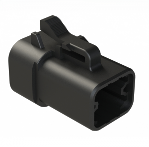 ATP06-4S-BLK Connectors 4-Way Plug,Female Amphenol