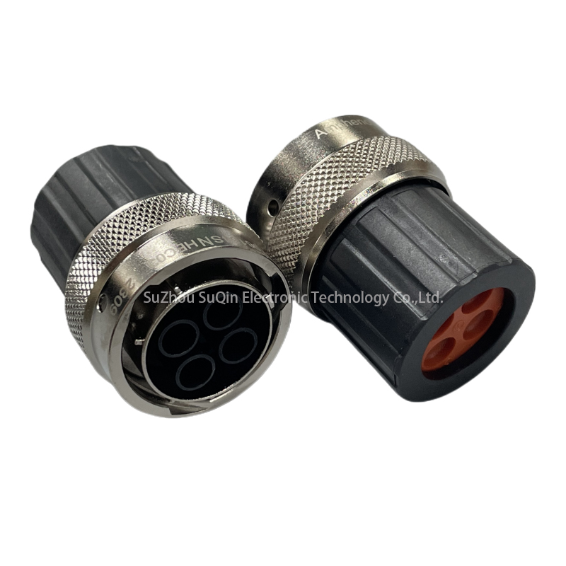 4 Position Circular Connector Plug |RT06164SNHEC03