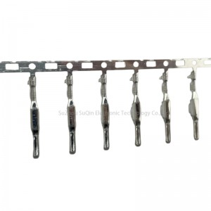 2109005-1 Auto Male Plastic Wire Electrical Connector Brass Crimping Terminal