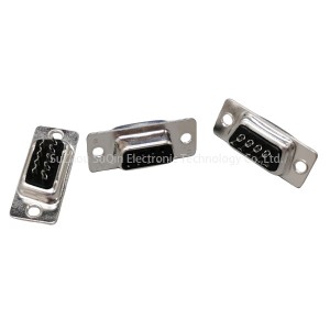 5-747905-2: Solder D-Sub Connectors, Receptacle, Cable-to-Board, 9 Position, Contact Size Size 20, 1 Connector Shell Size, Mating Retention