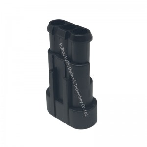 Original new 3 Pins Rectangular Housing Connectors Socket Connector 282105-1