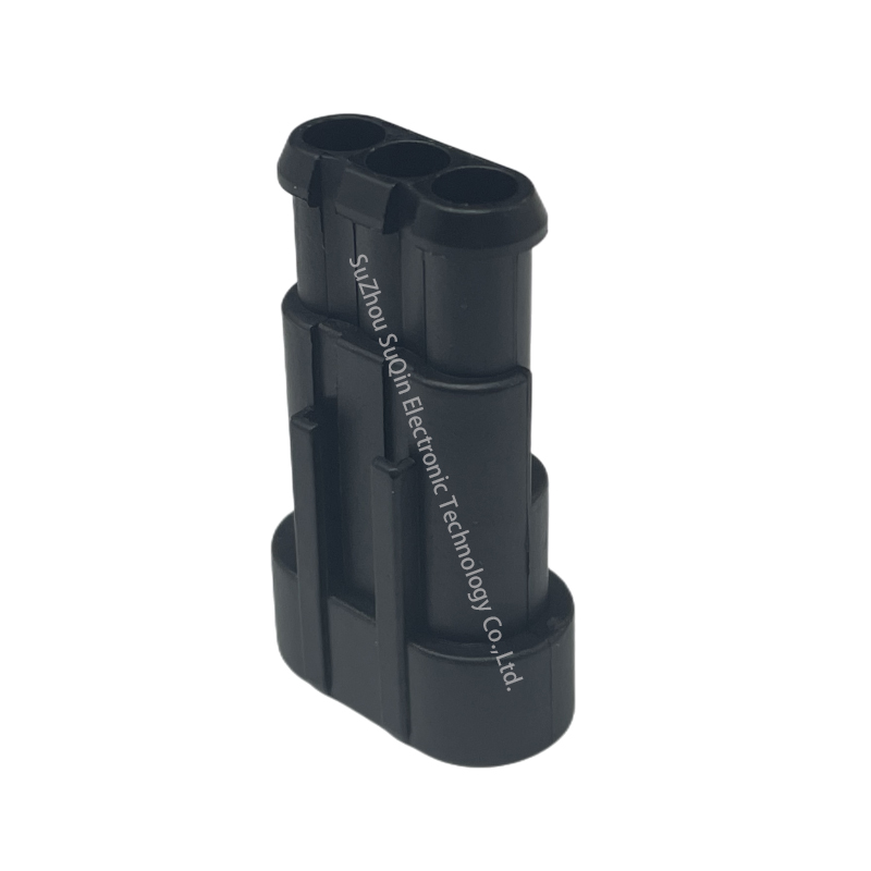 Original new 3 Pins Rectangular Housing Connectors Socket Connector 282105-1