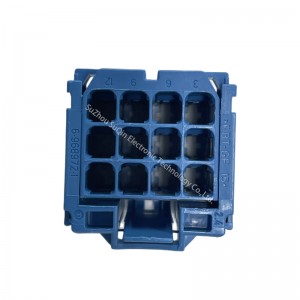 12 pin Female automotive electrical wiring auto connector 6-968972-1