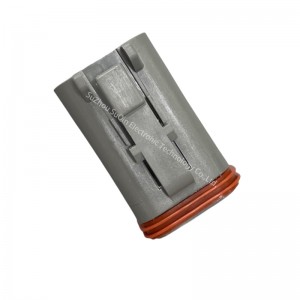 DT06-6S-C015：6pos gray male plug housing