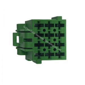 12 pin female automotive electrical wire harness auto connector 1-967622-1