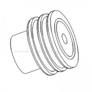 rubber wire seal for auto connector 15327860