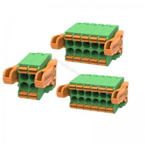 4pin/10pin/12pin waterproof connector PCB socket DEGSON 3.5mm pitch  plug-in connector 15EDGKNHG-3.5