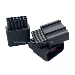 12 pin waterproof male automotive wire harness connector 2297911-1