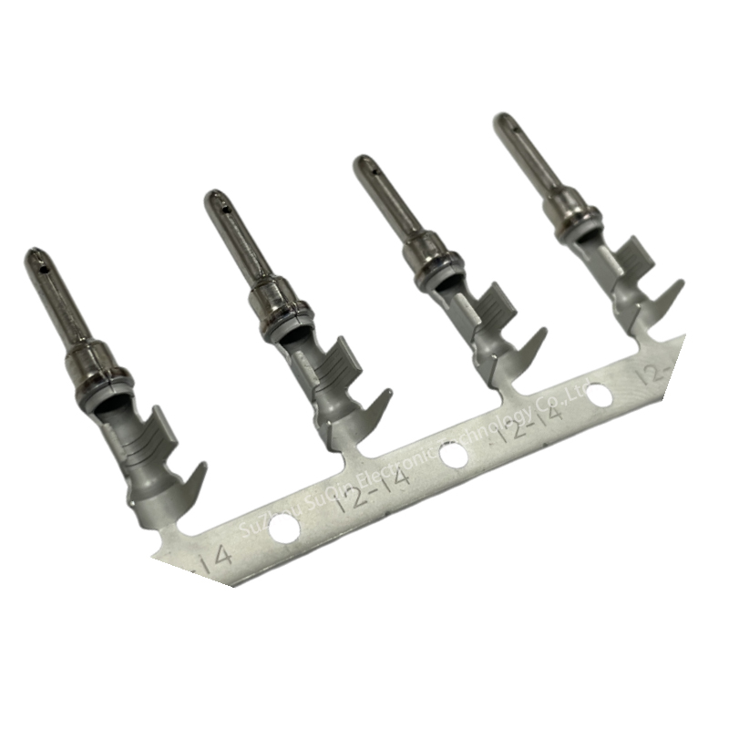 1060-12-0166 Male Crimp Contacts Terminals for Automotive Deustch Connector 12-14 AWG
