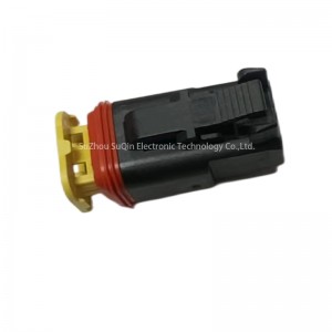2 Position Housing for Female Terminals Wire to Wire 2324808-1 Waterproof Housing Connector