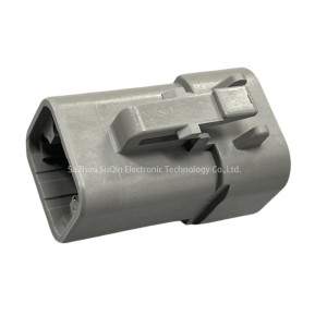 DTP06-4S: Gray 4 Position Rectangular Connectors