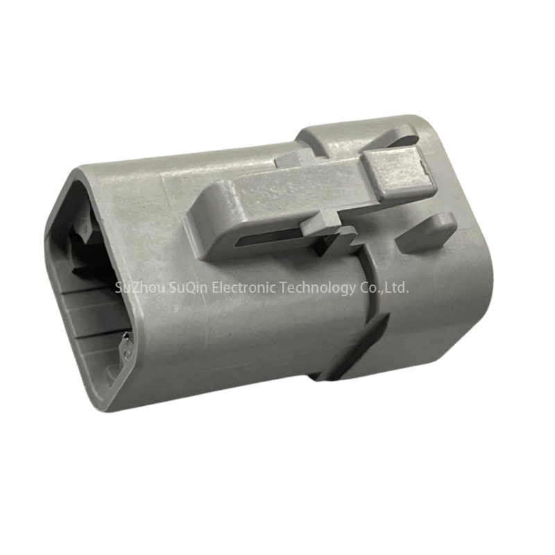 DTP06-4S: Gray 4 Position Rectangular Connectors