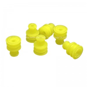 Yellow car connector wire seal 281934-2