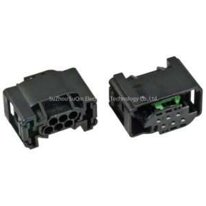 1-967616-1 Housing For Female Terminals, 6 Position, Sealable, Black, Wire & Cable