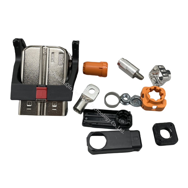 Automotive Connector Metal Two Core High Voltage Plug HVMC2P12FV150