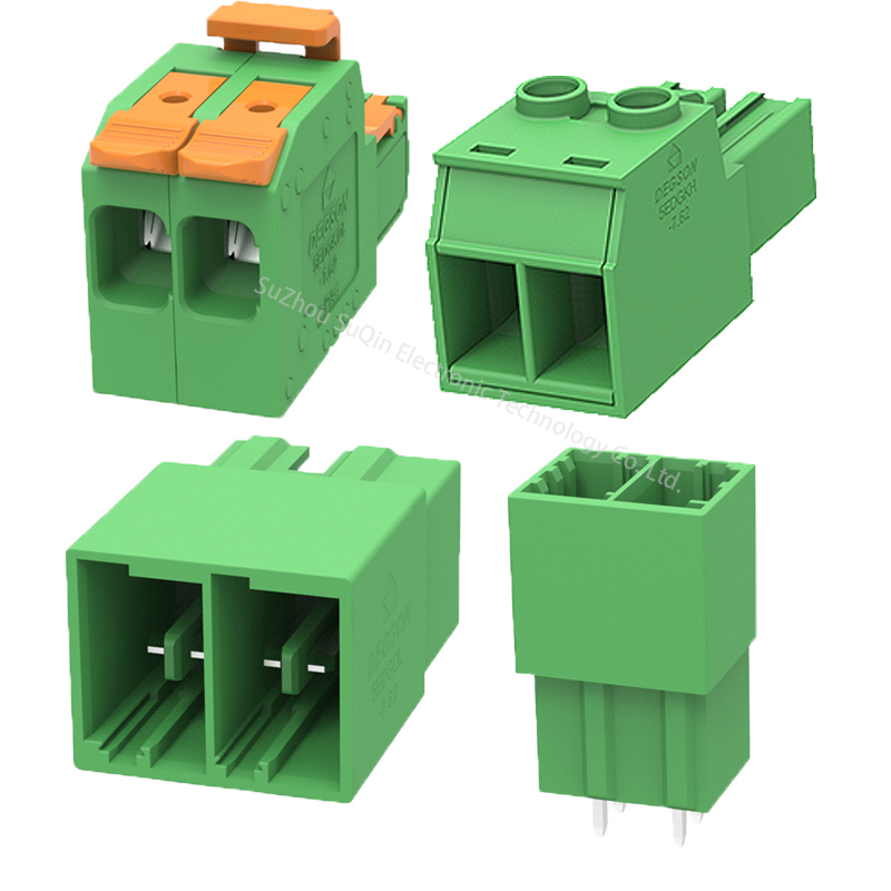2pin/3pin/4pin waterproof connector 5EDGKDL-7.62 and accessories DEGSON 7.62mm pitch  plug-in connector 5EDGKDL-7.62