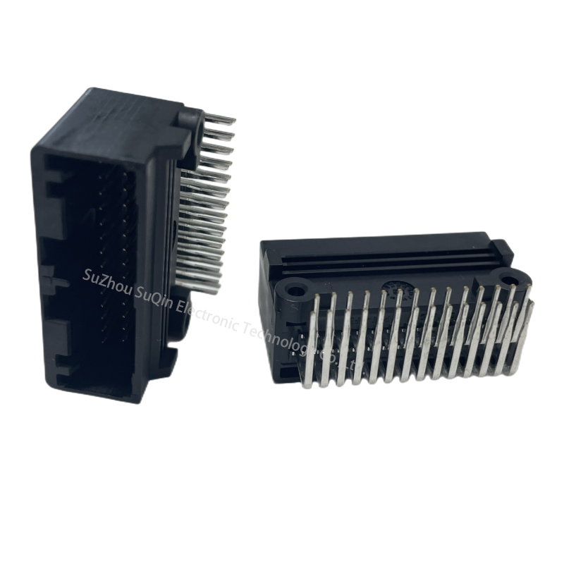 Automotive DIP R/A Header BMS Series Connector AAUS01AP2-028K02