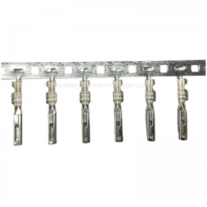 330122002 TE/AMP/TYCO 187/250 Straight Faston Terminal Crimp Type Wire Connectors