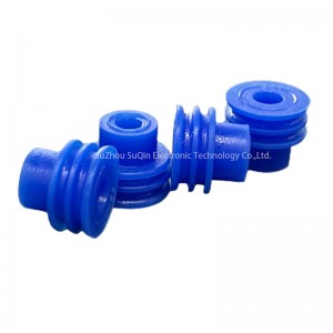 Rubber wire seal for auto connector 1394512-1