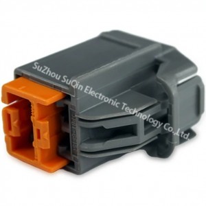 Yazaki 7283-6446-40：YES/YESC Kaizen Connector 2.8X0.8 4P Female，Unsealed，LIGHT GRAY，PBT