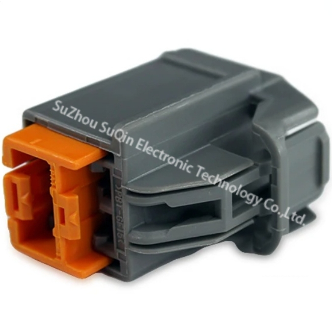 Yazaki 7283-6446-40：YES/YESC Kaizen Connector 2.8X0.8 4P Female，Unsealed，LIGHT GRAY，PBT